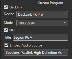3. Stream Program Output