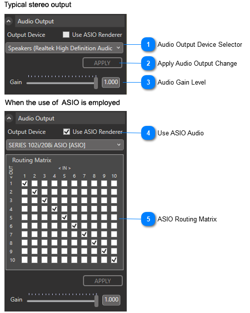 Audio Output