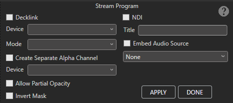 4. Additional Output Options
