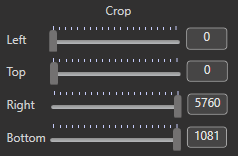 8. Frame Crop Adjustments