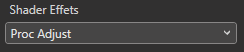 1. Shader Selection