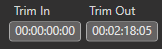1. Trim Amounts