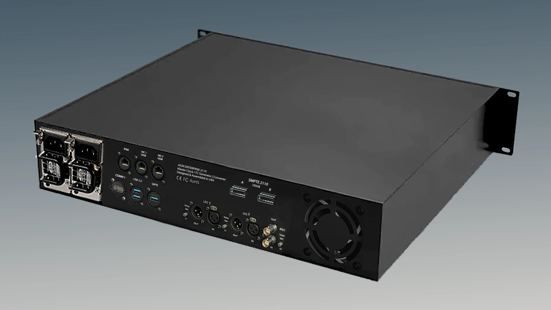 Aion Enterprise rear I/O render