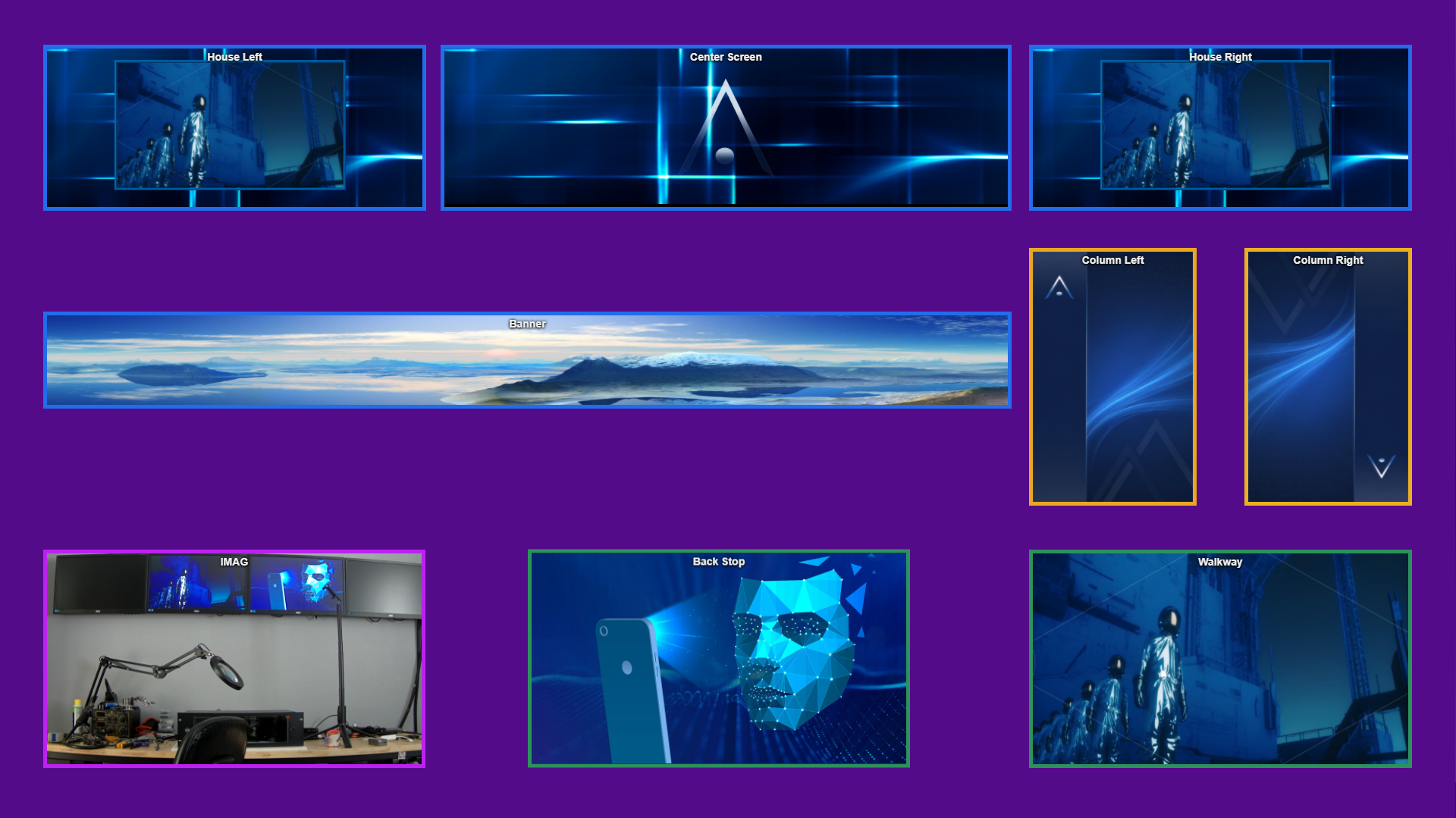 Ascension multiview output