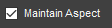 16. Maintain Aspect check
